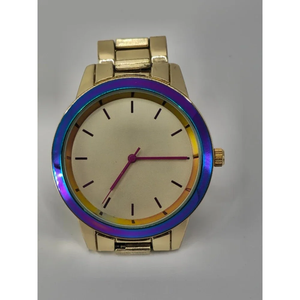 INC International Concepts Women's Gold-Tone Bracelet Watch